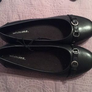Flat Platform Black Church Shoes